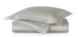 Peacock Alley MONTAUK 115x98 KING COVERLET PLATINUM