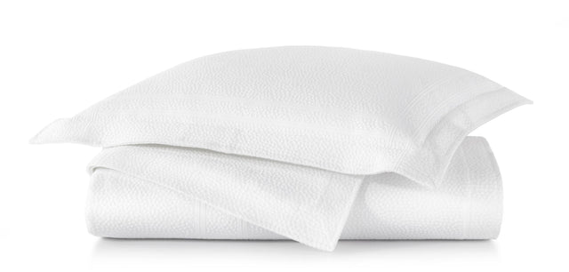 Peacock Alley MONTAUK 115x98 KING COVERLET WHITE