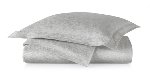 Peacock Alley MONTAUK 96x98 QUEEN COVERLET GRAY