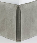 Peacock Alley MONTAUK 60X80X22 QUEEN BEDSKIRT PLATINUM