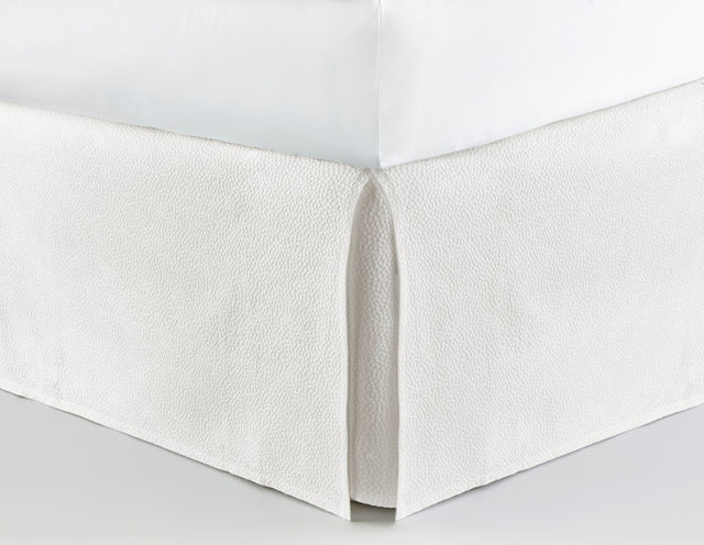 Peacock Alley MONTAUK 39X76X22 TWIN BEDSKIRT PEARL