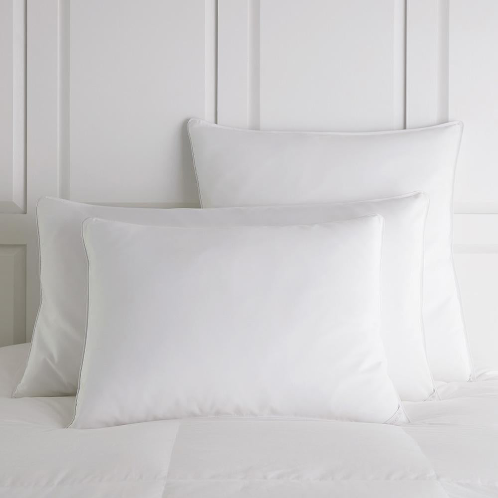 Peacock Alley WHITE GOOSE DOWN 20X36 KING PILLOW MEDIUM 28 OZ