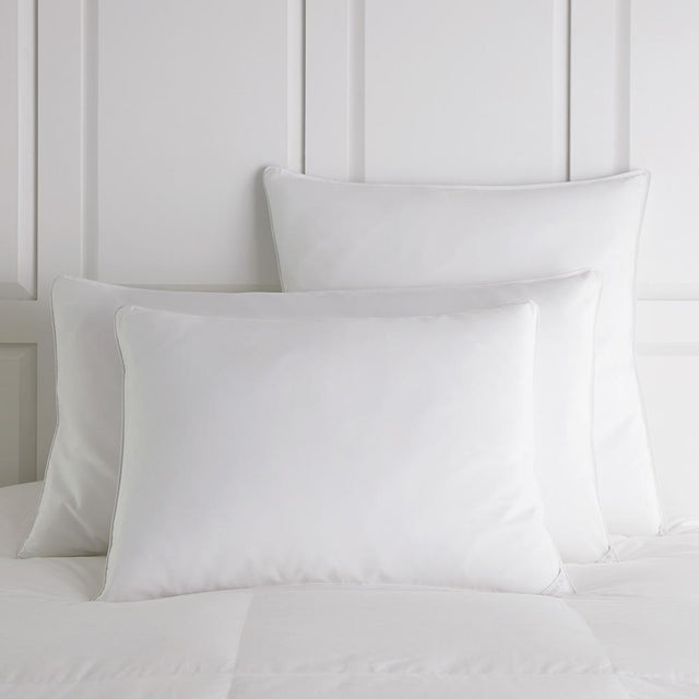 Peacock Alley WHITE GOOSE DOWN 20X26 STANDARD PILLOW MEDIUM 20 OZ