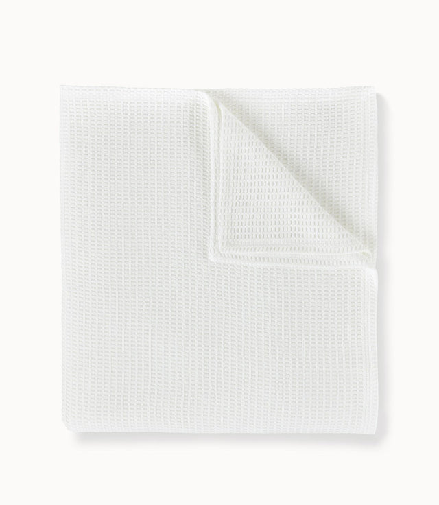 Peacock Alley RIVIERA 75x96 TWIN BLANKET WHITE