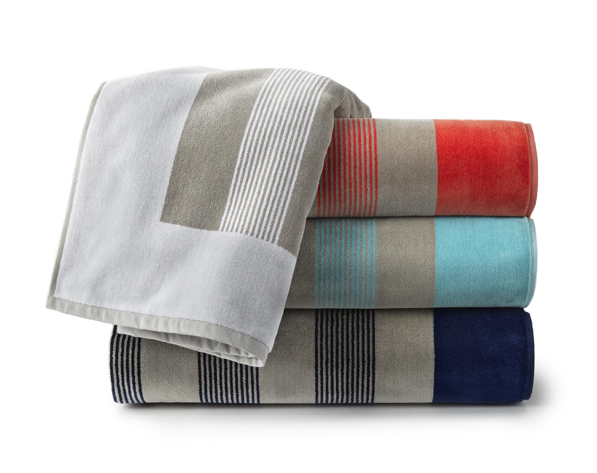 Peacock Alley SOLEIL 40x70 BEACH TOWEL WHITE