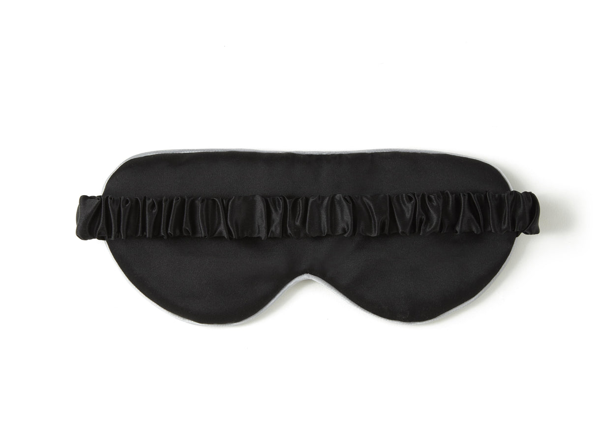 Peacock Alley SILK FILLED EYE MASKS BLACK