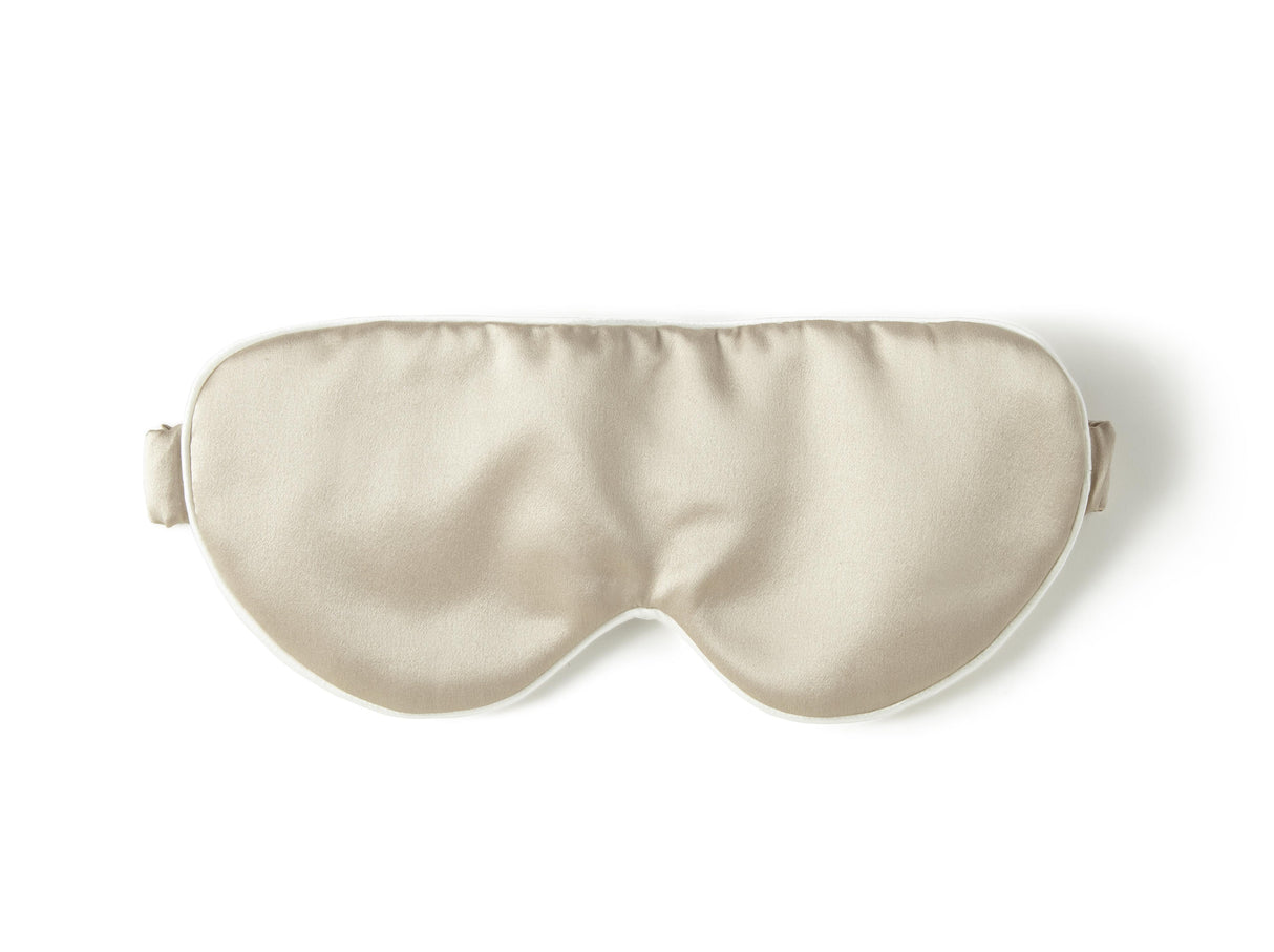Peacock Alley SILK FILLED EYE MASKS LATTE