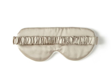 Peacock Alley SILK FILLED EYE MASKS LATTE