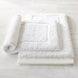 Peacock Alley TIFFANY CLOUD 24x40 LARGE BATH RUG WHITE