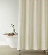 Peacock Alley VIENNA 72x72 SHOWER CURTAIN IVORY