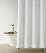 Peacock Alley VIENNA 72x72 SHOWER CURTAIN WHITE