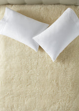 Peacock Alley WOOL 78X80X2 KING MATTRESS TOPPER NATURAL