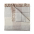 Peacock Alley YORK 50x70 THROW BLANKET PEWTER