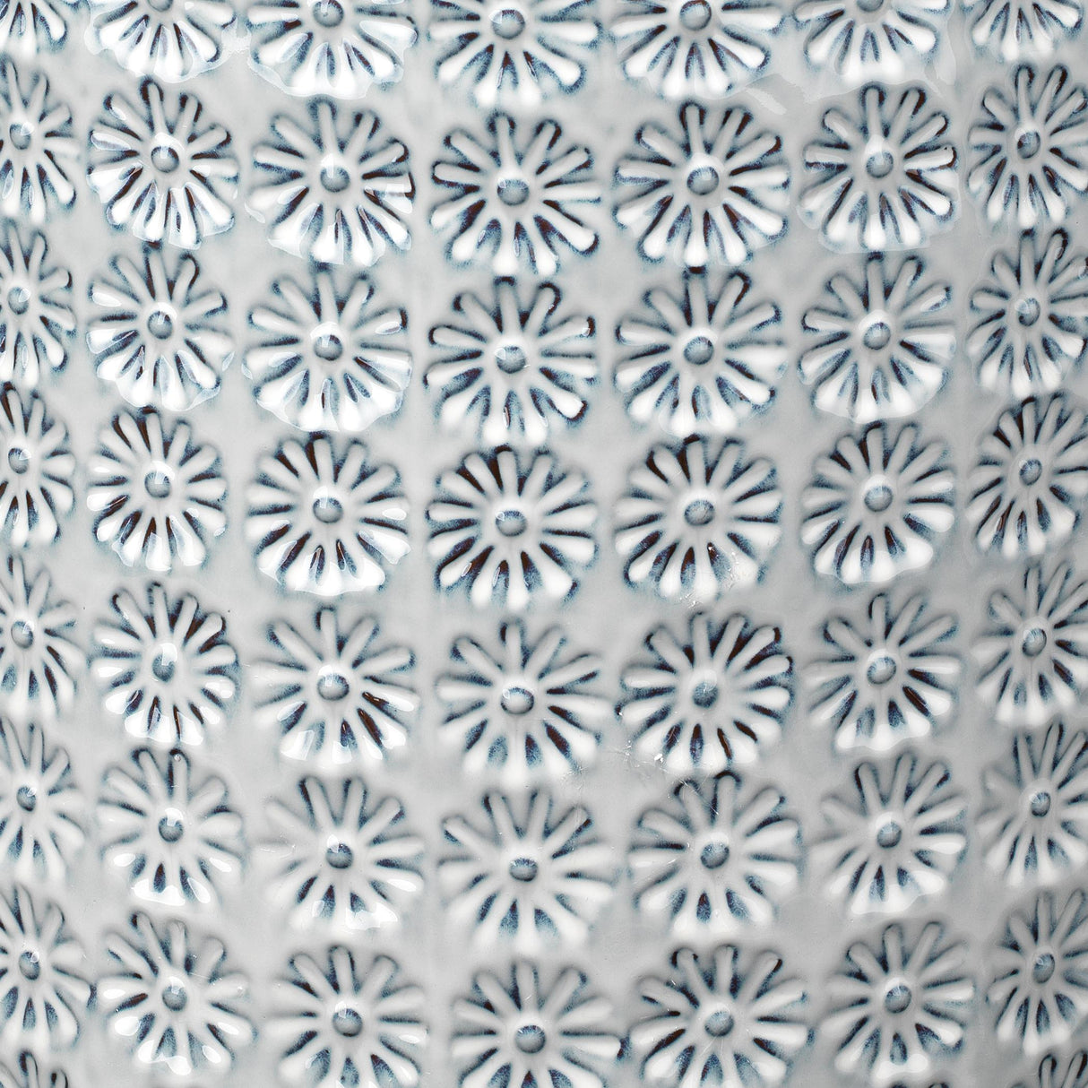 Jamie Young Wildflower Indoor/Outdoor Ceramic Side Table, Blue