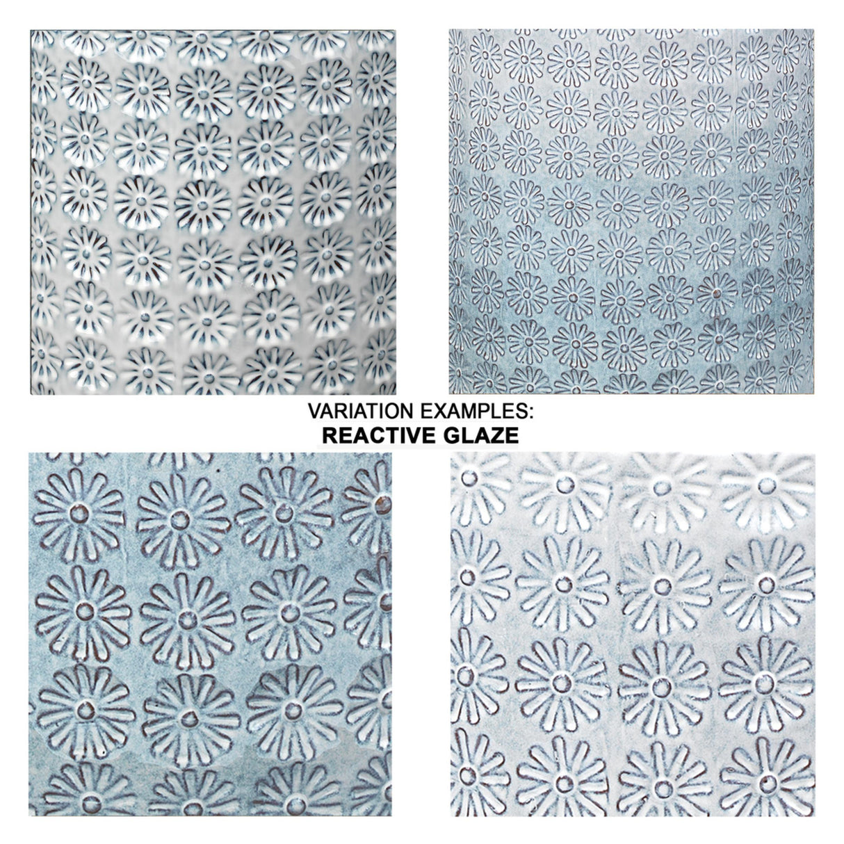 Jamie Young Wildflower Indoor/Outdoor Ceramic Side Table, Blue