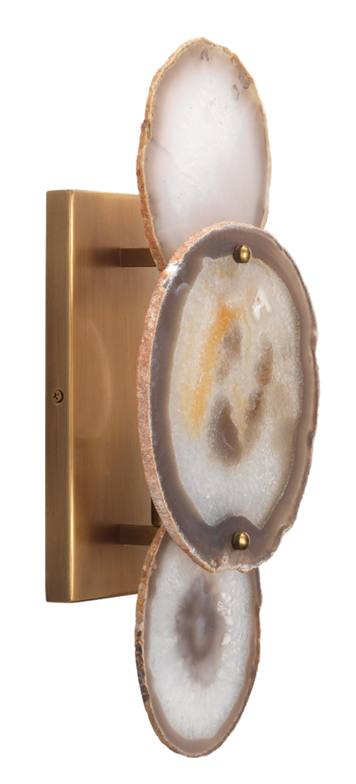 Jamie Young Trinity 1-Light Agate Wall Sconce