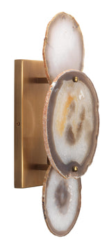 Jamie Young Trinity 1-Light Agate Wall Sconce