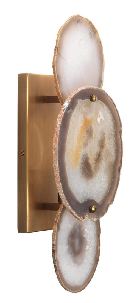 Jamie Young Trinity 1-Light Agate Wall Sconce