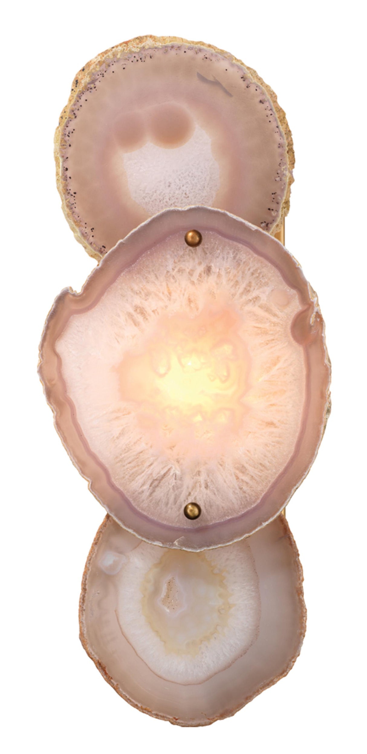 Jamie Young Trinity 1-Light Agate Wall Sconce