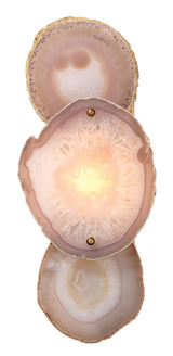 Jamie Young Trinity 1-Light Agate Wall Sconce