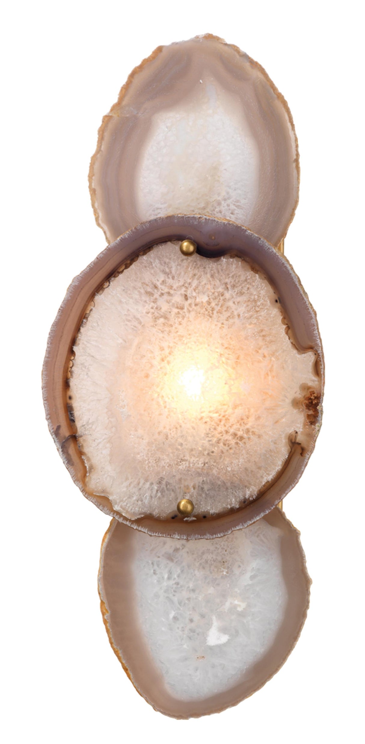 Jamie Young Trinity 1-Light Agate Wall Sconce