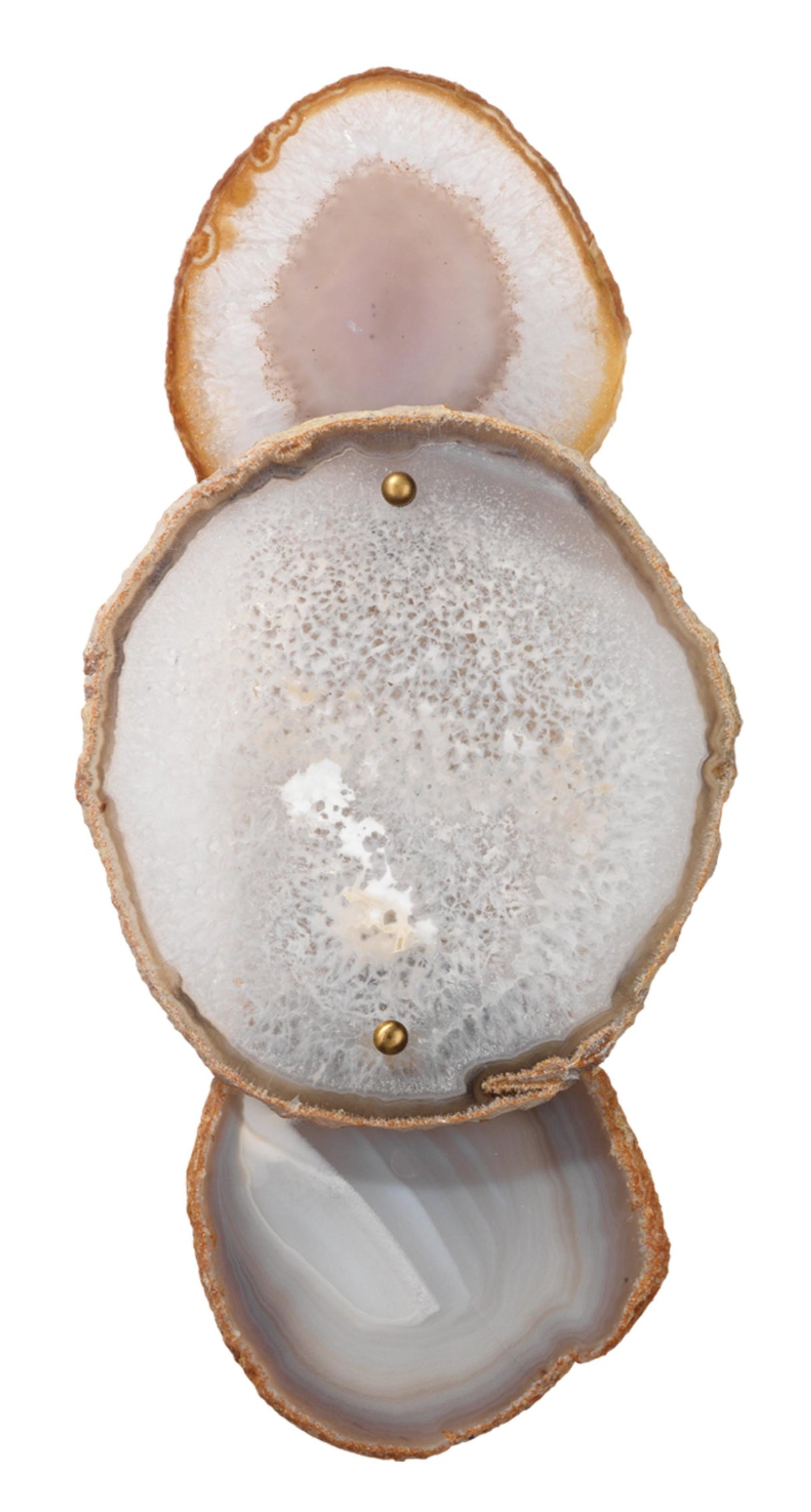 Jamie Young Trinity 1-Light Agate Wall Sconce