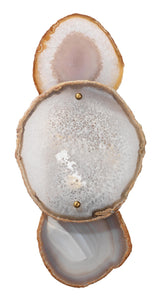 Jamie Young Trinity 1-Light Agate Wall Sconce