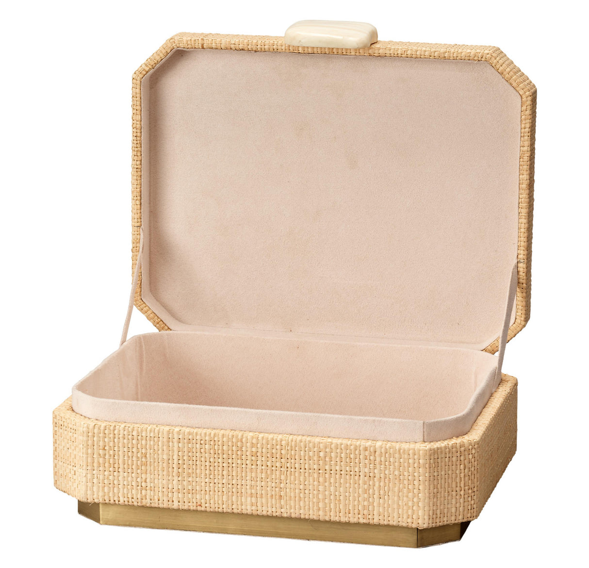 Jamie Young Eden Raffia Decorative Box, Natural