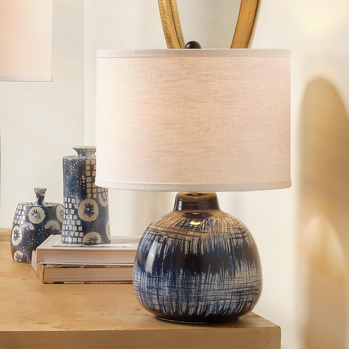 Jamie Young Batik Ceramic Table Lamp