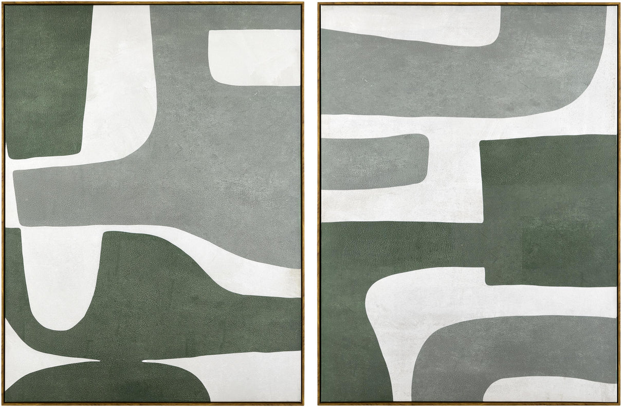 Surya Aasmaa AAM-008 48"H x 36"W x 2"D Wall Art Piece