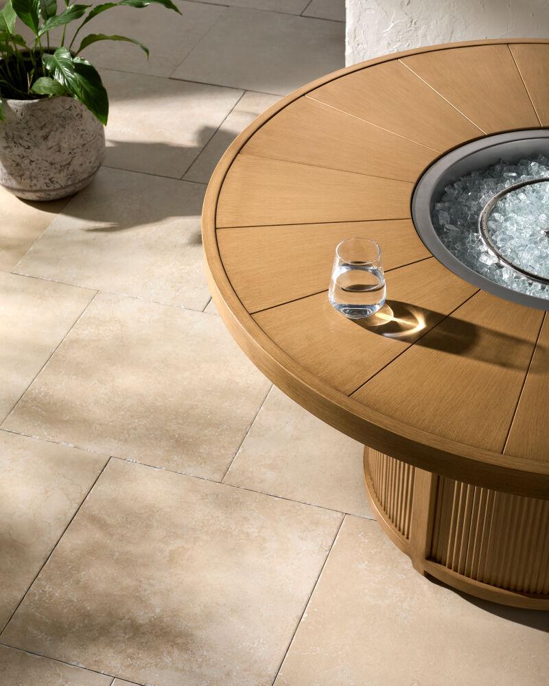 Surya Cape Town CAPE-007 25"H x 50"W x 50"D Fire Pit