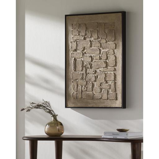 Surya Earthen EART-002 32"H x 24"W x 2"D Wall Art Piece