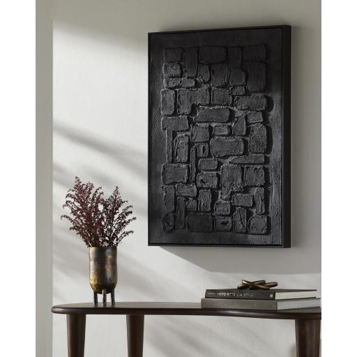 Surya Earthen EART-001 32"H x 24"W x 2"D Wall Art Piece