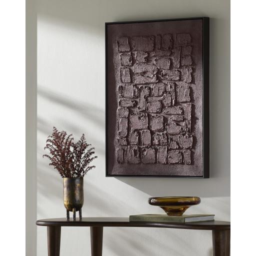 Surya Earthen EART-003 32"H x 24"W x 2"D Wall Art Piece
