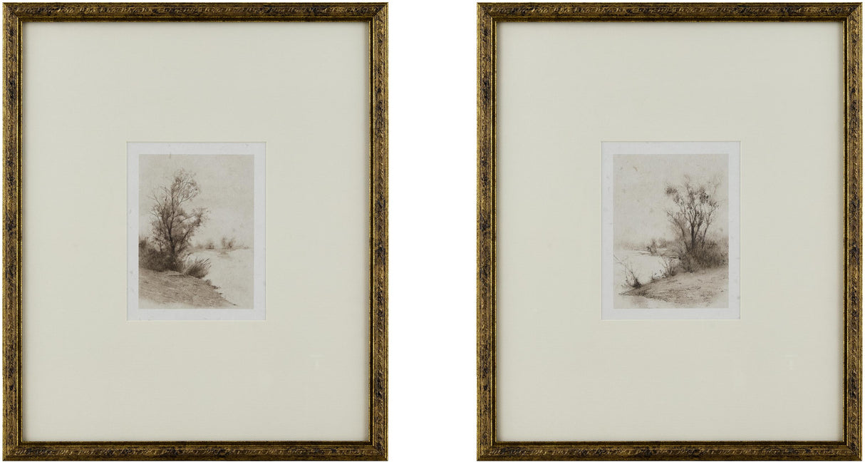 Surya Evening EVEN-001 19"H x 16"W x 1"D Wall Art Piece
