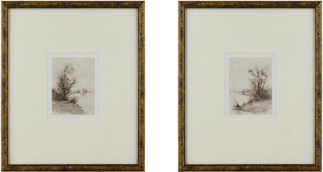 Surya Evening EVEN-001 19"H x 16"W x 1"D Wall Art Piece