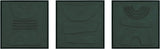 Surya Exploration EXPL-001 20"H x 20"W x 2"D Wall Art Piece