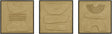 Surya Exploration EXPL-002 20"H x 20"W x 2"D Wall Art Piece