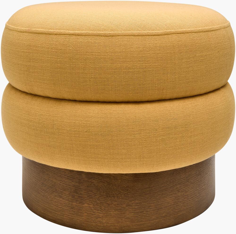Surya Lona LONA-002 18"H x 22"W x 22"D Bench/Ottoman/Stool