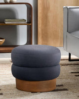 Surya Lona LONA-003 18"H x 22"W x 22"D Bench/Ottoman/Stool