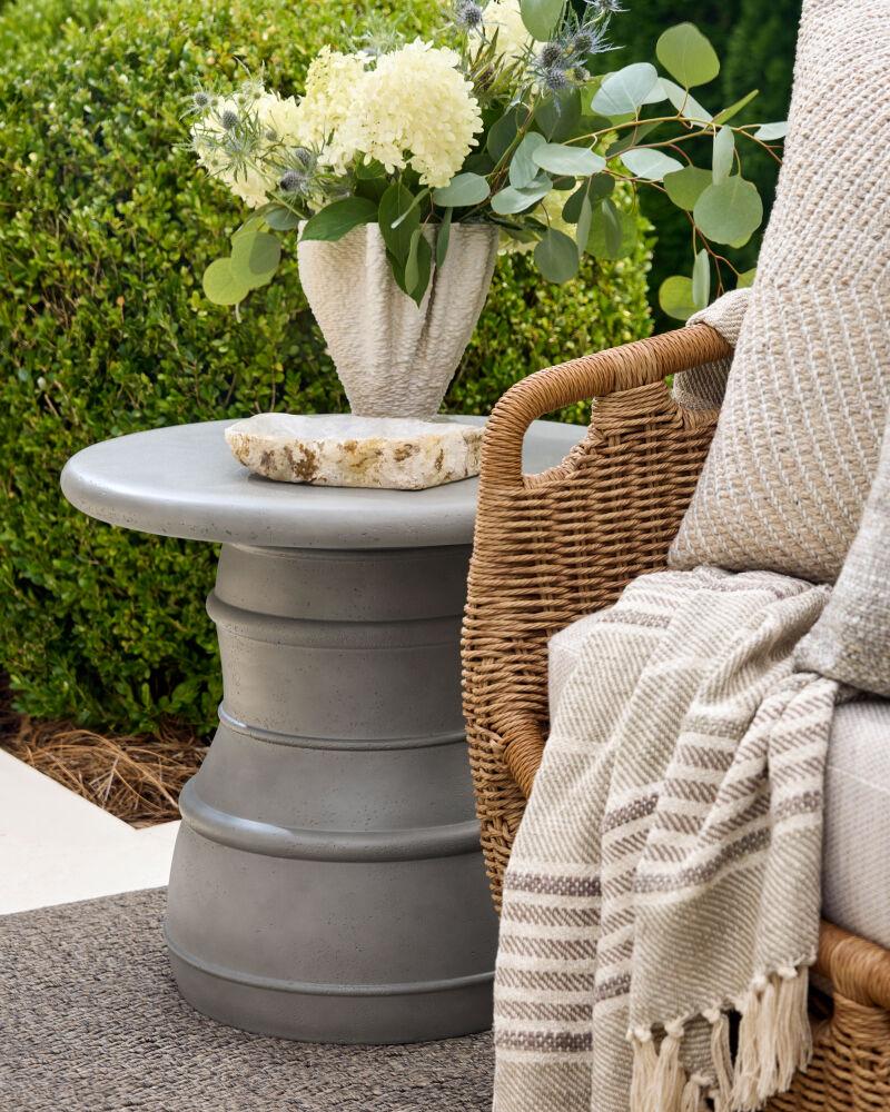 Surya Ravenna RAVN-003 20"H x 22"W x 22"D Accent Table