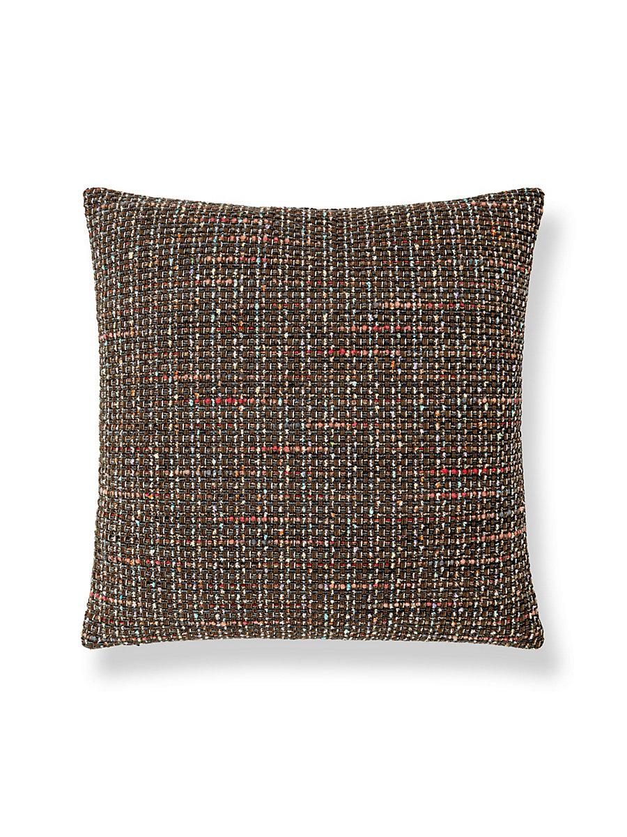 Scalamandre Confetti 22 X 22 - Brown Decorative Pillow
