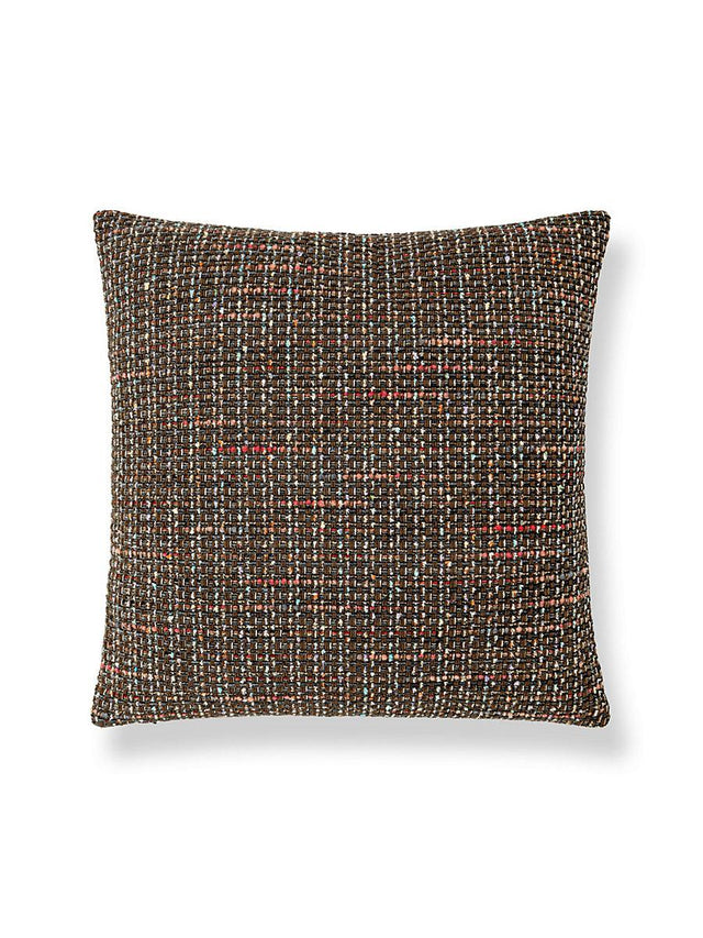Scalamandre Confetti 22 X 22 - Brown Decorative Pillow