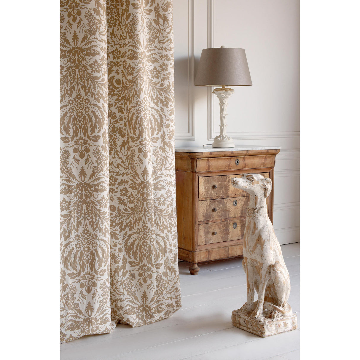 Lee Jofa DAMASK MARRON GLACE Fabric