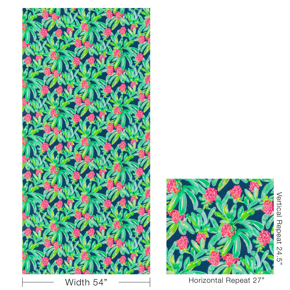 Lee Jofa ISLAND EXOTIC NAVY Fabric