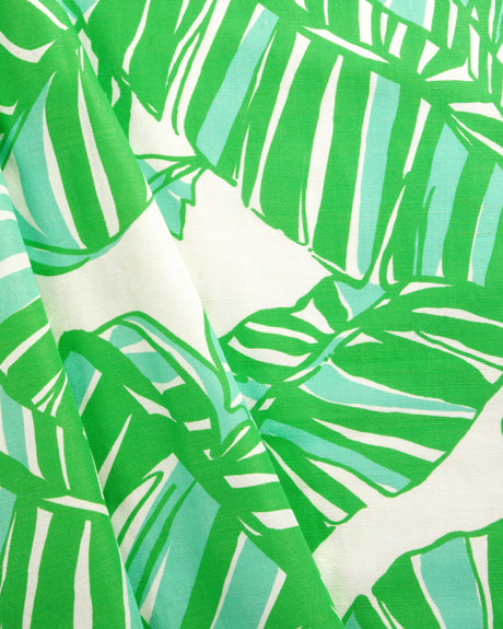 Lee Jofa GO BANANAS WHITE/GREEN Fabric