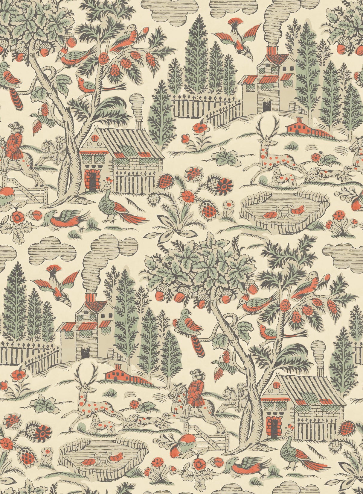 G P & J Baker HOME PARK ANTIQUE Wallpaper