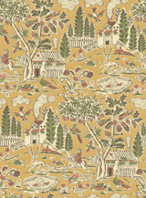G P & J Baker HOME PARK OCHRE Wallpaper