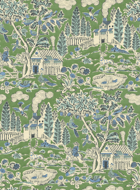 G P & J Baker HOME PARK EMERALD Wallpaper