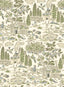 G P & J Baker HOME PARK SOFT GREEN/BLUE Wallpaper